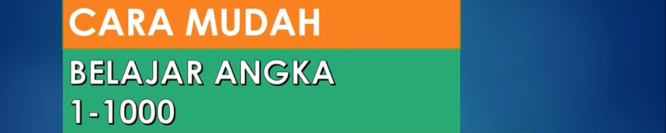 Angka 1 sampai 1000