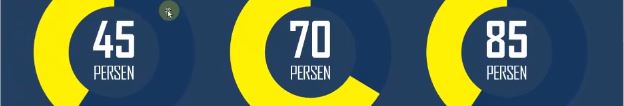 Infografis Persentase Pakai Powerpoint (Ameera Education)