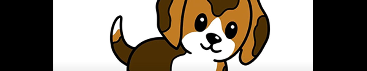 Menggambar Anak Anjing  (Senang ART)