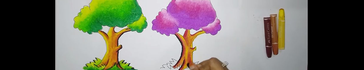 Mewarnai Pohon Dengan Gradasi (PUTRI LISTIO)