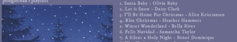 21 Lagu Natal Akustik Minimalis (pringlechan's playlists ‣)