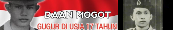 KISAH HEROIK PAHLAWAN MUDA DAAN MOGOT (Paduka Guru)