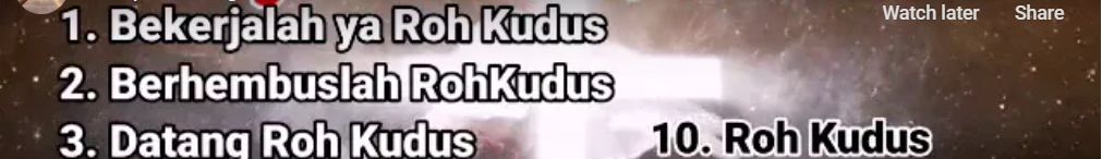 12 Lagu Tema Roh Kudus (Ragam KidungPujian)