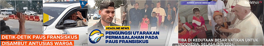 Tiba di Kedubes Vatikan Paus Temui Pengungsi | Kumpulan Video