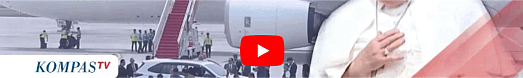 Momen Paus Fransiskus Tinggalkan Indonesia (KOMPASTV)